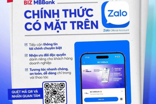MB Bank trên ứng dụng Zalo OA